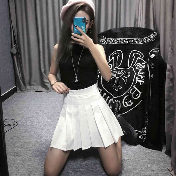 

cosplay casual women pleat skirt anime jk plaid skirts japan style school girl uniforms short dress, Black