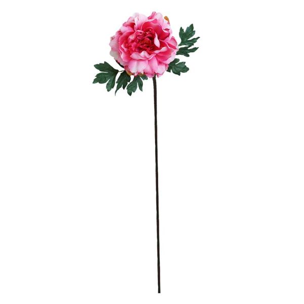 

decorative flowers & wreaths short branch peony autumn silk fake for diy living room home garden el single headed wedding decor