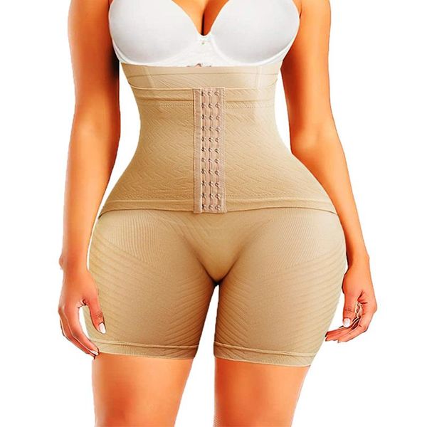 

women's shapers high waist trainer body shaper slimming pants tummy control panties shapewear bulifters underwear, Black;white
