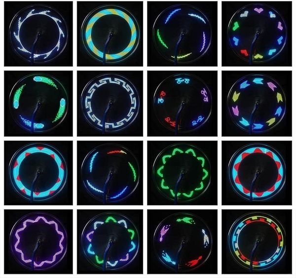 

bike light motorcycle cycling bicycle wheel signal tire spoke 30 changes accessories 2021 20 lights