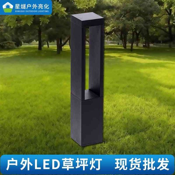 

solar decorative column villa garden led lawn park corridor night lamp
