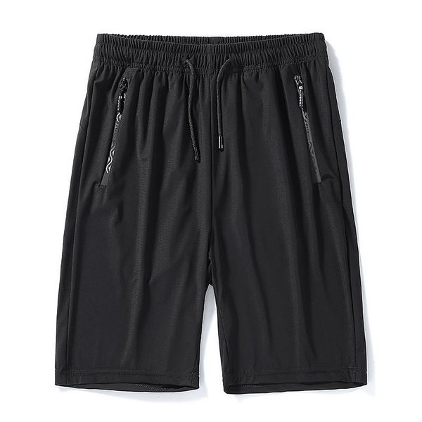 

men's shorts buxomfem la seda de hielo pone en cortocircuito ropa deportiva casual suave del estiramiento yoga los hombres, White;black