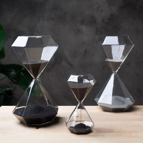 

other clocks & accessories 5/15/30 minutes nordic wind hourglass timer modern design office decoration ornaments birthday gift sand clock