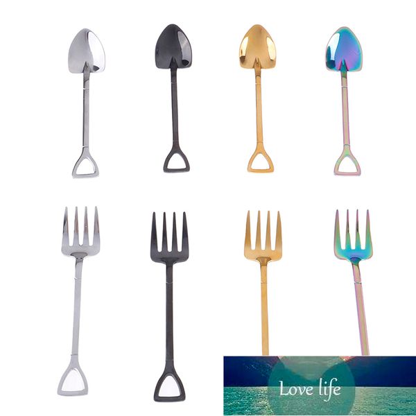 1 pcs shovel em forma de sobremesa forquilha sorvete açúcar açúcar colher de chá de café café colher de chá crianças interessantes brinquedos Bar Home Preço de fábrica especialista qualidade mais recente