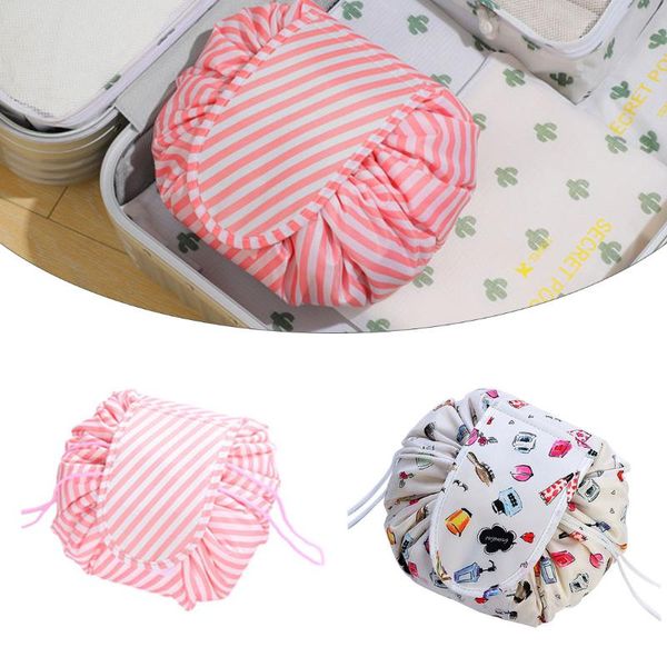 

storage bags portable bag travel artifact small fresh flush makeup creative color rope jewelry box