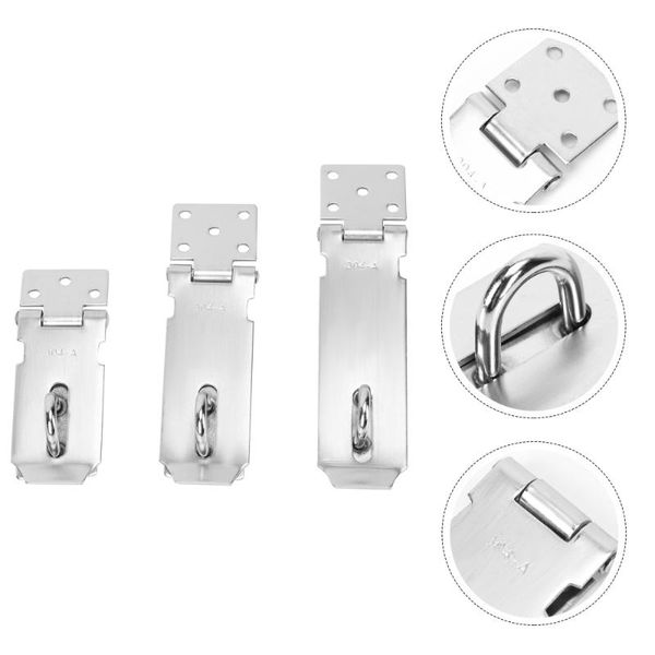 

bike locks 3pcs durable hasps easy assembly wood door safety clasps cabinet