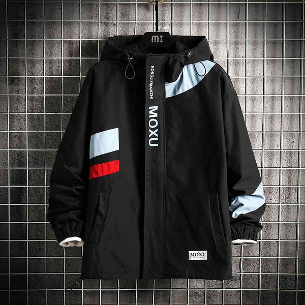 

men's zipper et, hip hop casual wear, baseball brand, large 5xl, 6xl, 7xl, new in spring and autumn 2021, Black