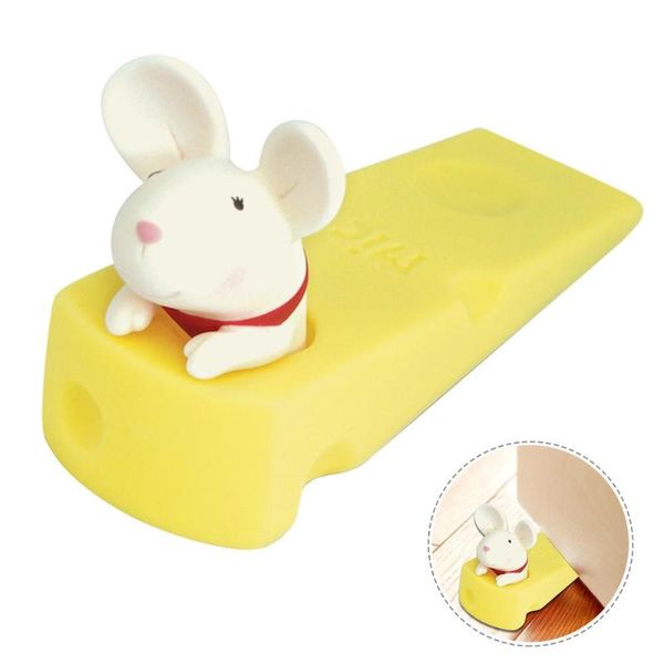 

corner&edge cushions child anti-collision cartoon door ssafety non-toxic pvc mouse shape plug baby anti-pinch protection accessories
