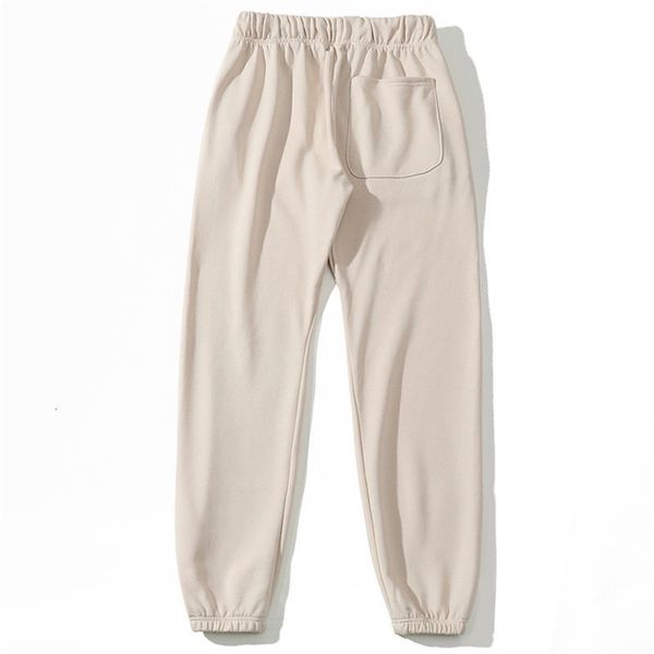 

fashion stylist mens pant men and women hip hop jogger trousers high street drawstring cozy terry pants, Black