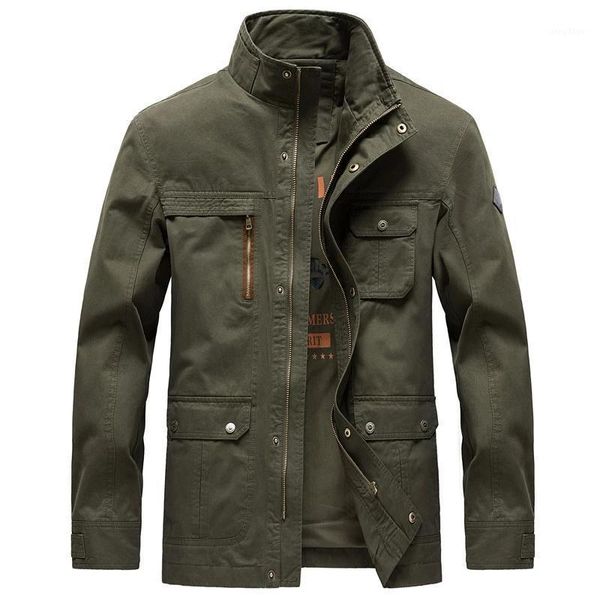 

men's jackets clearance sale military bomber jacket men windbreaker spring autumn polit casual multi-pocket coat chaqueta hombre, Black;brown