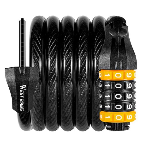 

bike locks 1pc password lock mountain cable tool