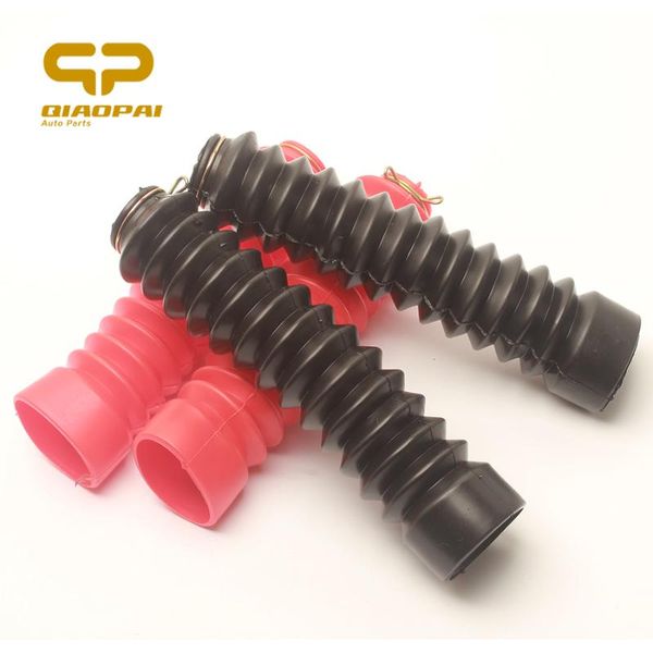 

parts universal motorcycle rubber front fork sleeve protector dirtbike black red absorber dust cover for scooter gy6 wy125 gn125