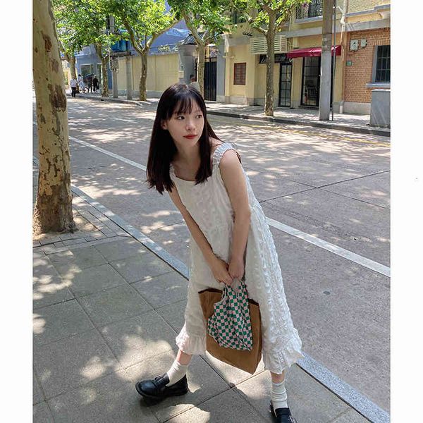 

casual dresses small square vest loose waist sleeveless i237, Black;gray
