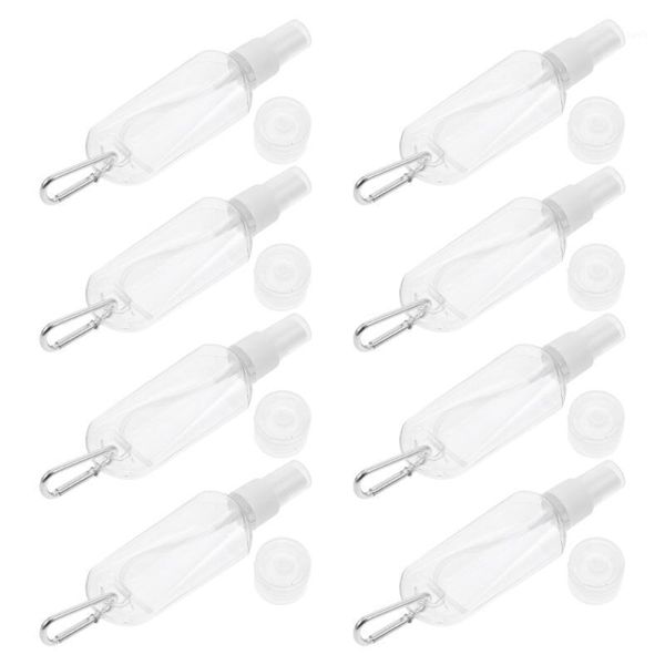 

storage bottles & jars 16pcs 50ml keychain spray bottle portable refillable travel