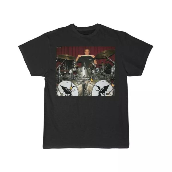 

black sabbath bill ward men's short sleeve t shirt, White;black