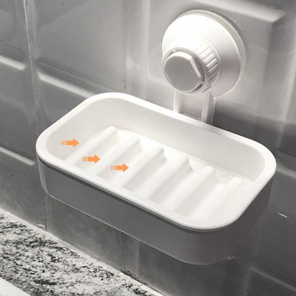 

soap dishes 1pc suction box kitchen tools bathroom accessories dish holder shower storage basket stand z0309