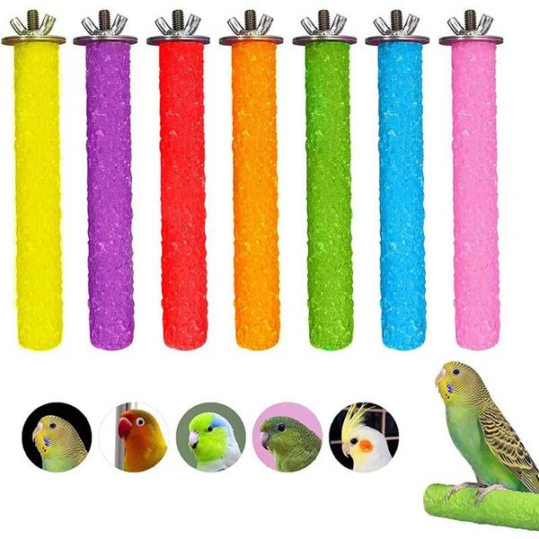 

other bird supplies pcs grip cages perch for conures parakeets lovebirds cockatiels, good keep nails and beaks in condition