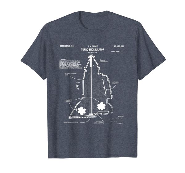 

Turbo Encabulator Patent Funny Engineering Joke T-shirt, Mainly pictures