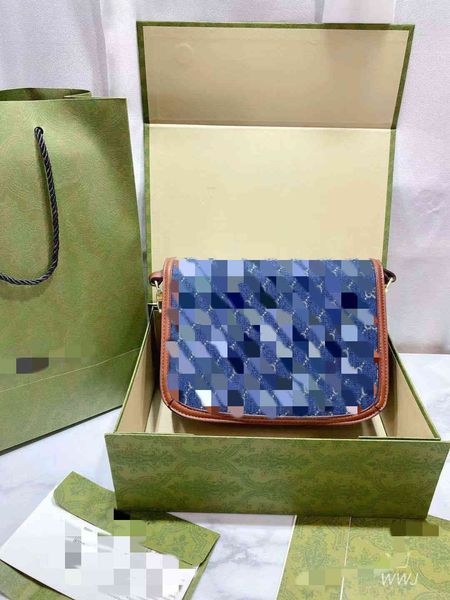 

designer 2021 new saddle bag women's 1955 buckle single shoulder messenger bag j436