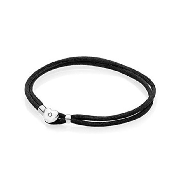 

2021 new 100% 925 sterling silver 590749cbk classic bracelet clear cz charm bead fit diy original fashion bracelets factory wholesale jewelr, Golden;silver