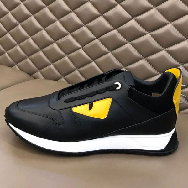 

casual shoes men's camouflage casual shoes designer fashion luxury leather rivet rubber sole high flat sports, Black