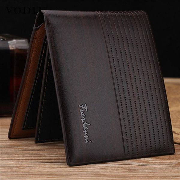 

men pu leather wallet brand vintage short slim coin male purses p cash money bag credit card holder, Red;black