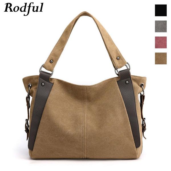

evening bags big fashion vintage tote canvas bag women's shoulder ladies large casual fabric handbag for women 2021 black gray