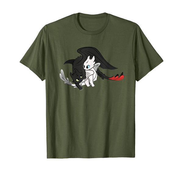 

funny tshirt how to train your the dragon, White;black