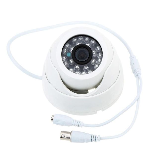 

cameras 800tvl indoor night vision cctv dome camera 24leds wide angle ir color cam
