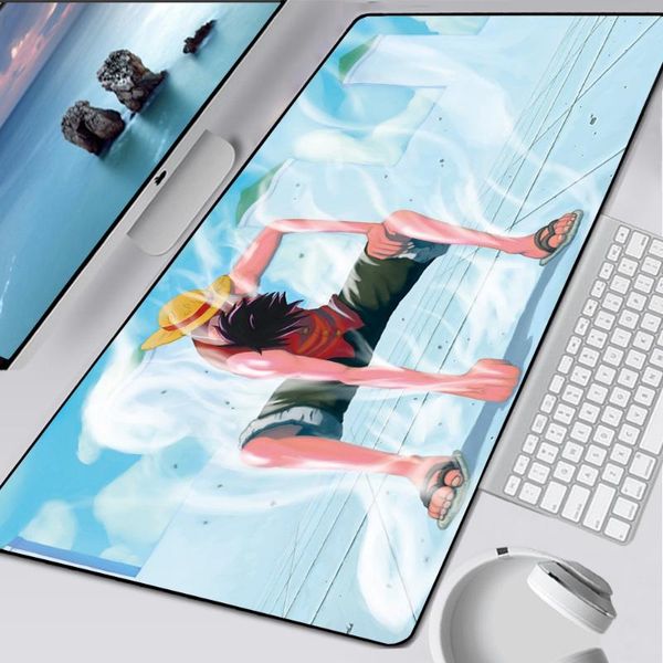 

mouse pads & wrist rests one piece gaming pad anime gamer keyboard mat speed xxl rubber 900x400x2mm cartoon big motbook computer pc mousepad