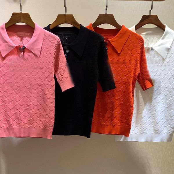 

women's sweaters grand designer for women sweater lady short sleeve solid pullovers 2021 spring autumn, White;black