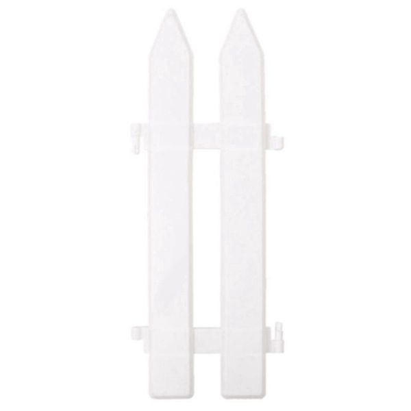 

fencing, trellis & gates 20pcs anti-uv pastoral ornaments tree christmas plastic white fence decoration home