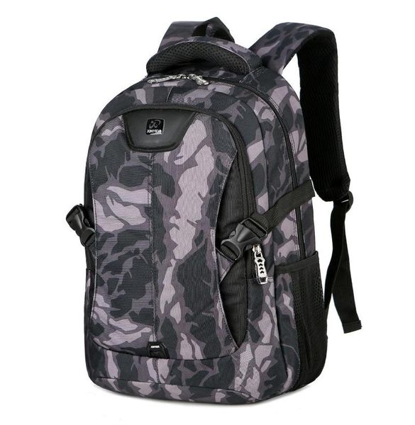 

backpack men's large-capacity floral high-quality oxford cloth outdoor travel mountaineering bag leisure sports youth black