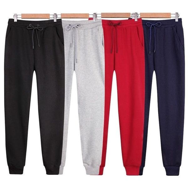 

autumn and winter cotton men's casual youth sports leggings harlem pants, Black