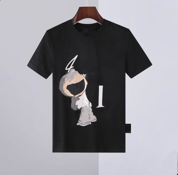 

2022 new summer fashion designer t shirts for men luxury letter embroidery mens women clothing short sleeved shirt mens t-shirt m-3xl, White;black