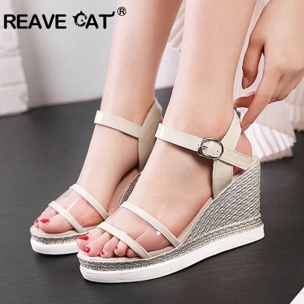 

women sandals casual wedges platform high heels transparent shoes woman summer mujer dress zapatos sanalias, Black