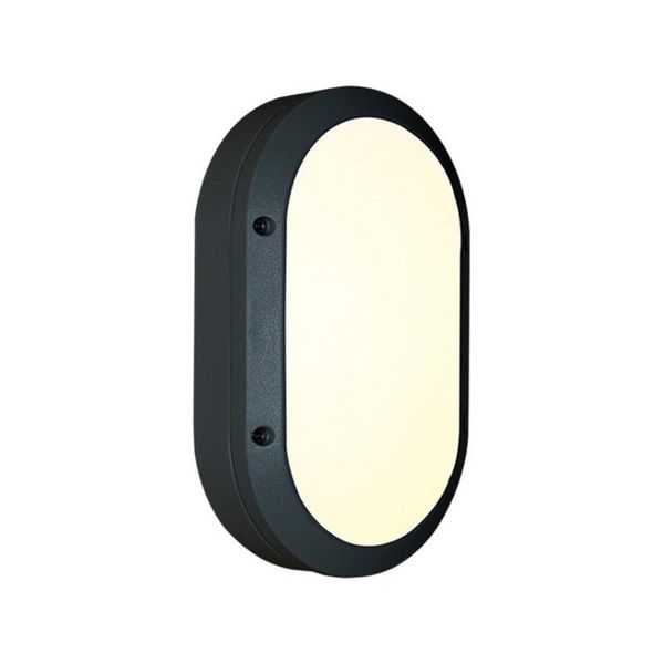 

waterproof ip54 led porch lights surface mounted 6w 12w 220v outdoor wall light round oval bathroom balcony corridor lamps