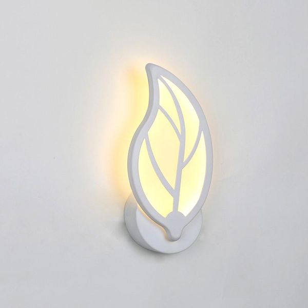 

wall lamp minimalist leaf living room study corridor courtyard lights acrylic led light bedroom bedside decor night