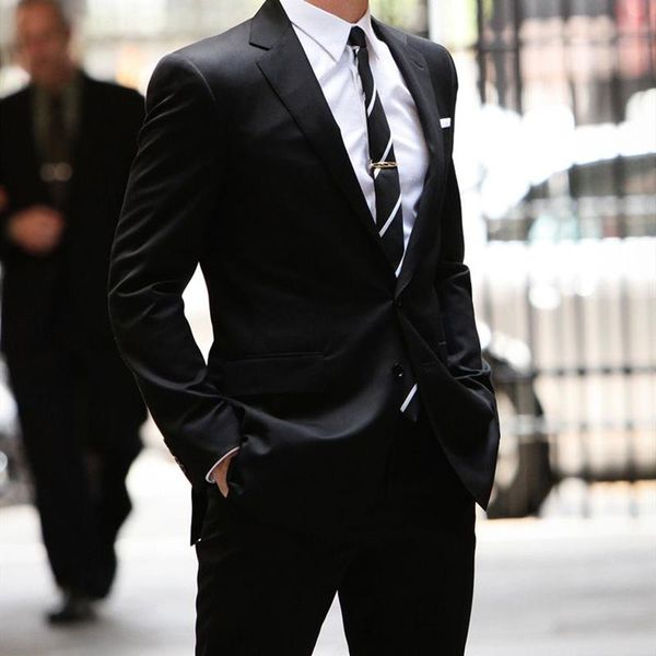 

men's suits & blazers fashion gentleman black men oversize slim wedding groomsmen for business casual clothing (jacket+pants), White;black