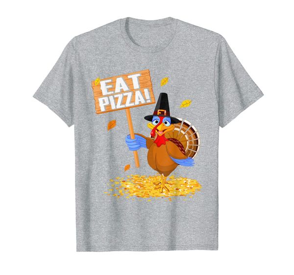 

Funny Turkey Eat Pizza tee Vegan Funny Thanksgiving gift T-Shirt, Mainly pictures