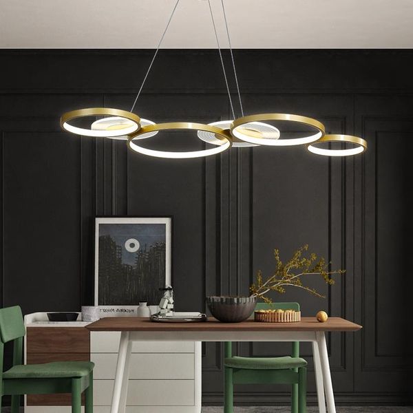 

black gold remote dimming modern led chandelier light aluminium 90-265v suspension lamp for dinning room flower pendant hanging chandeliers