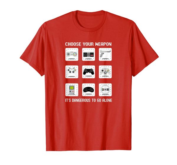 

gamer choose your weapon game controller - it's dangerous, White;black