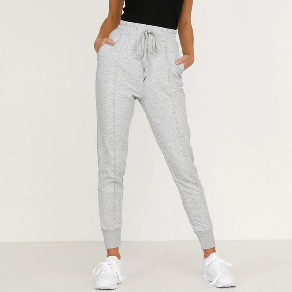 

women's pants & capris 2021 fashion pencil trousers casual elastic waist pantalon belted plus size solid lace up turnip, Black;white