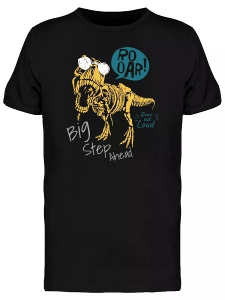 

Rex Roaring Out Loud Graphic Art Men's Tee -Image by Shutterstock, White;black