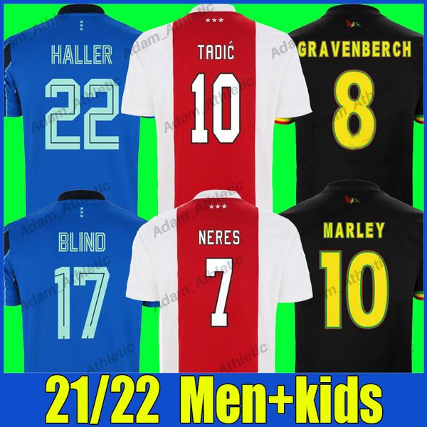 

#10 bob marley soccer jerseys three little birds shirt 2021/22 berghuis gravenberch neres football shirts rijkaard bergkamp van basten cruyf, Black;yellow