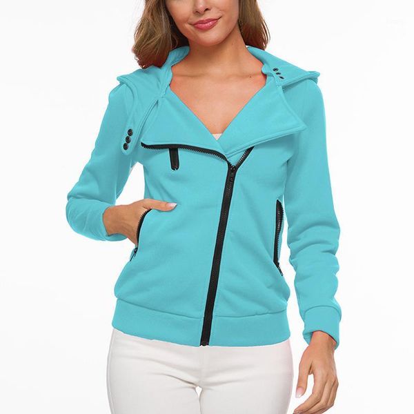 

womens coats lady jackets autumn hooded sweaters fashion winter casual v neck sweatshirt women's, Black;brown