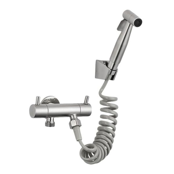 

set of stainless steel toilet hand held bidet sprayer kitchen faucets