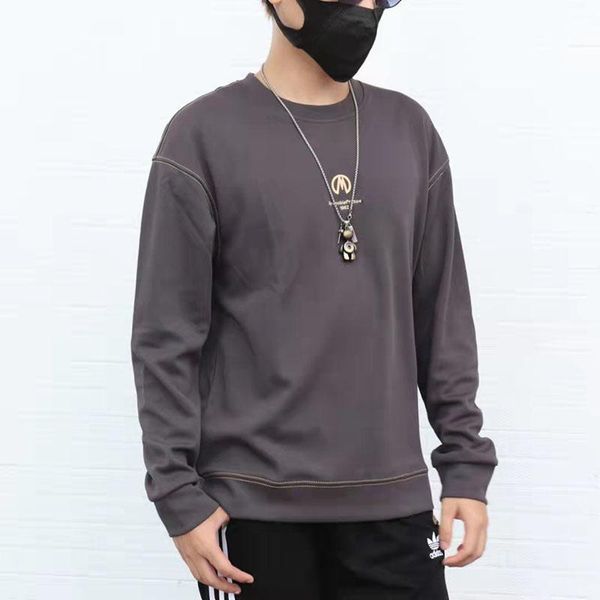 

men's hoodies & sweatshirts leisure cotton long sleeve hoodie for men autumn winter loose sports sweatshirt male teenager campus hip h, Black