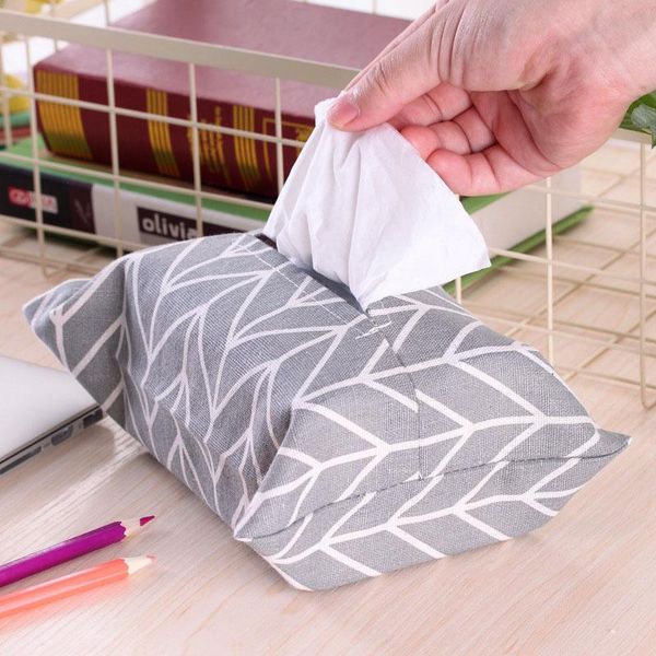 

tissue boxes & napkins cotton and linen cloth table decoration home car storage case box container towel napkin papers bag holder pouch