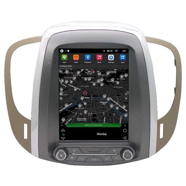 

9.7 inch vertical touch screen car dvd player modified android autoradio for buick gf tesla style navigation 2din gps radio